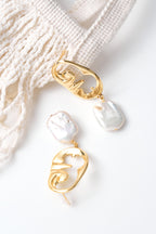 Altın Kaplama Mua Küpe