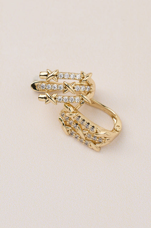 Xuping Otantik Küpe Gold