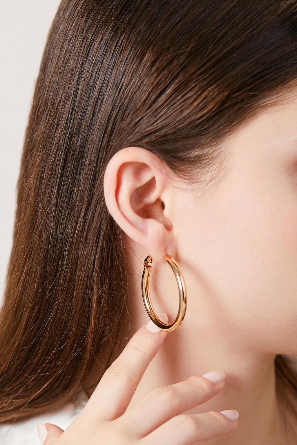 Thick Hoop Earrings