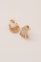 Xuping Sıralı Taşlı Küpe