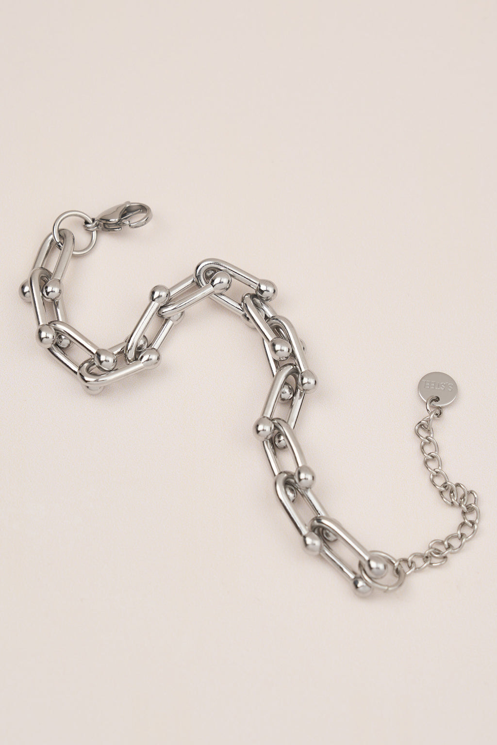 Çelik Zincir Model Bilkelik Silver