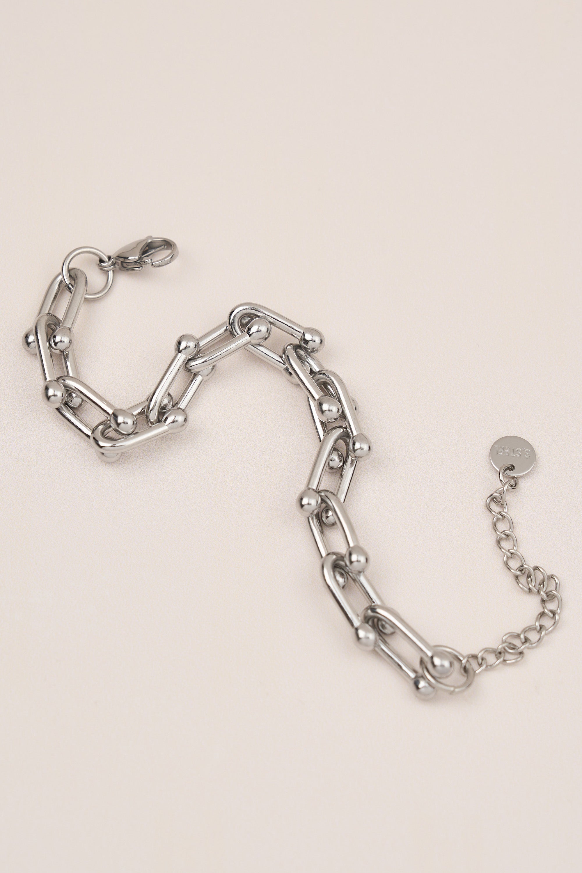 Çelik Zincir Model Bilkelik Silver