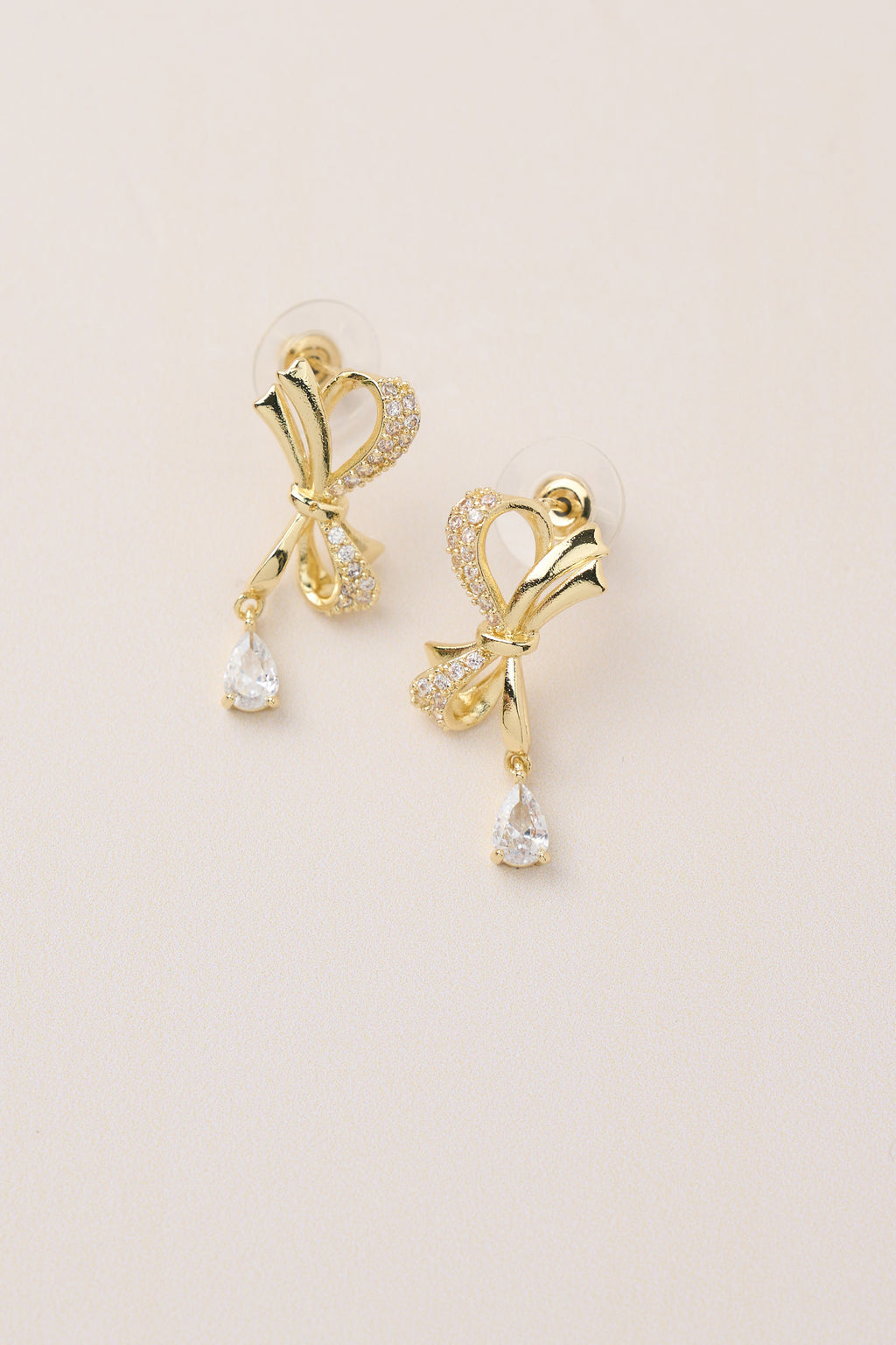 Ribbon Earring Gold