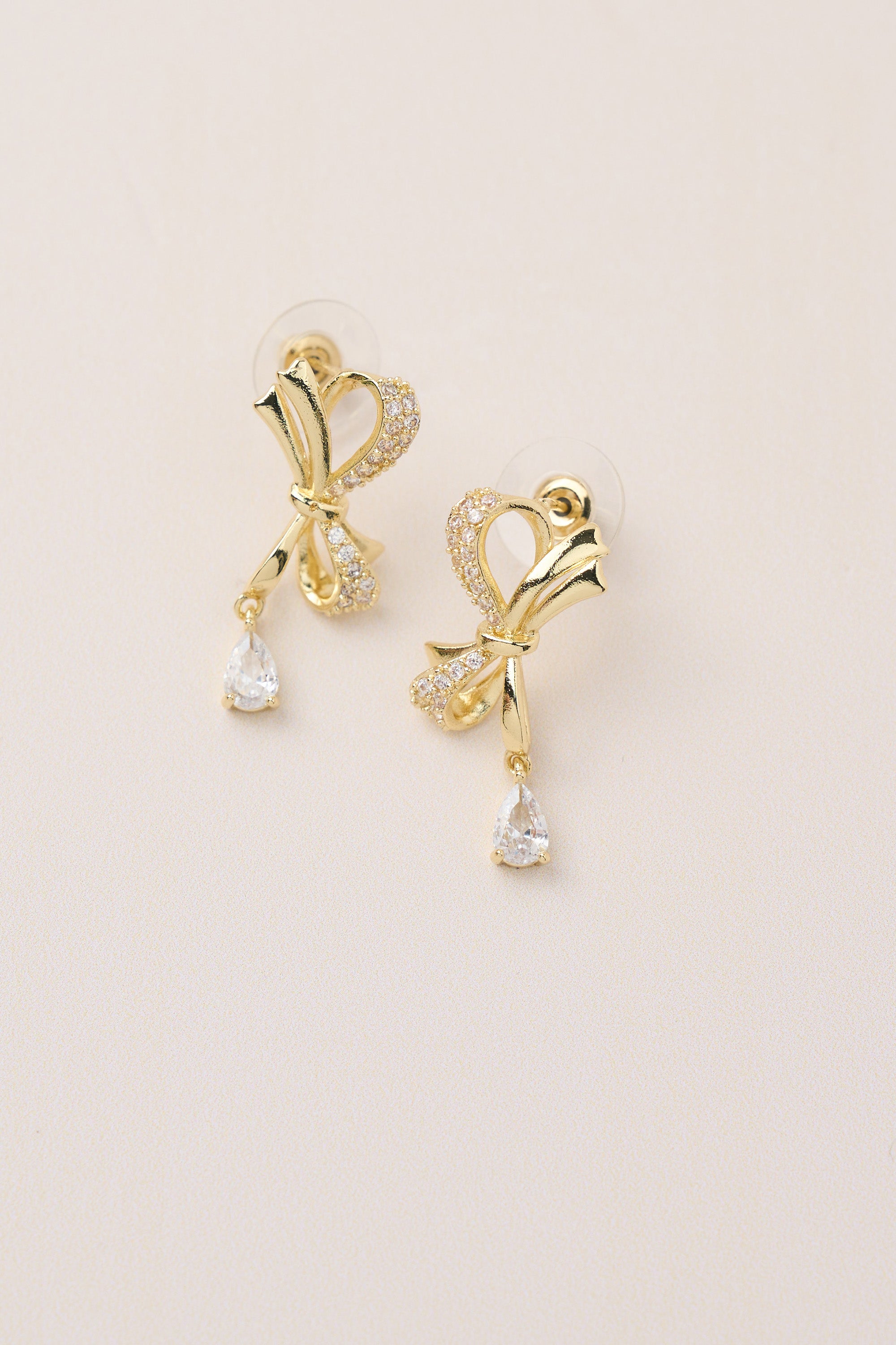 Ribbon Earring Gold