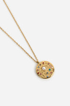 Çelik Yuvarlak Chance Kolye