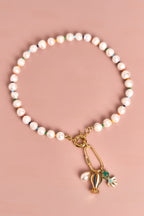 Özel Seri Renkli Boncuklu Gerçek İnci Kolye