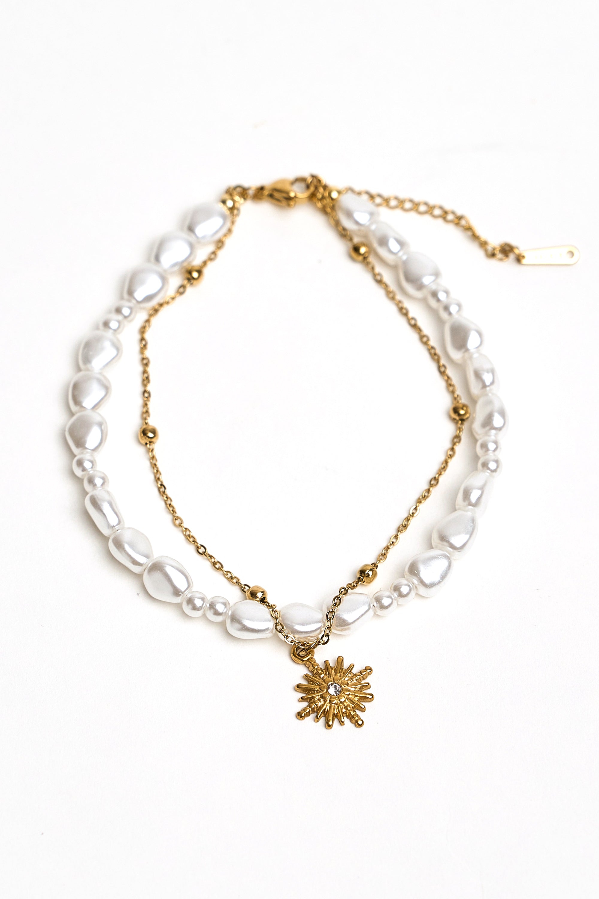 Çelik Twist Pearly Halhal