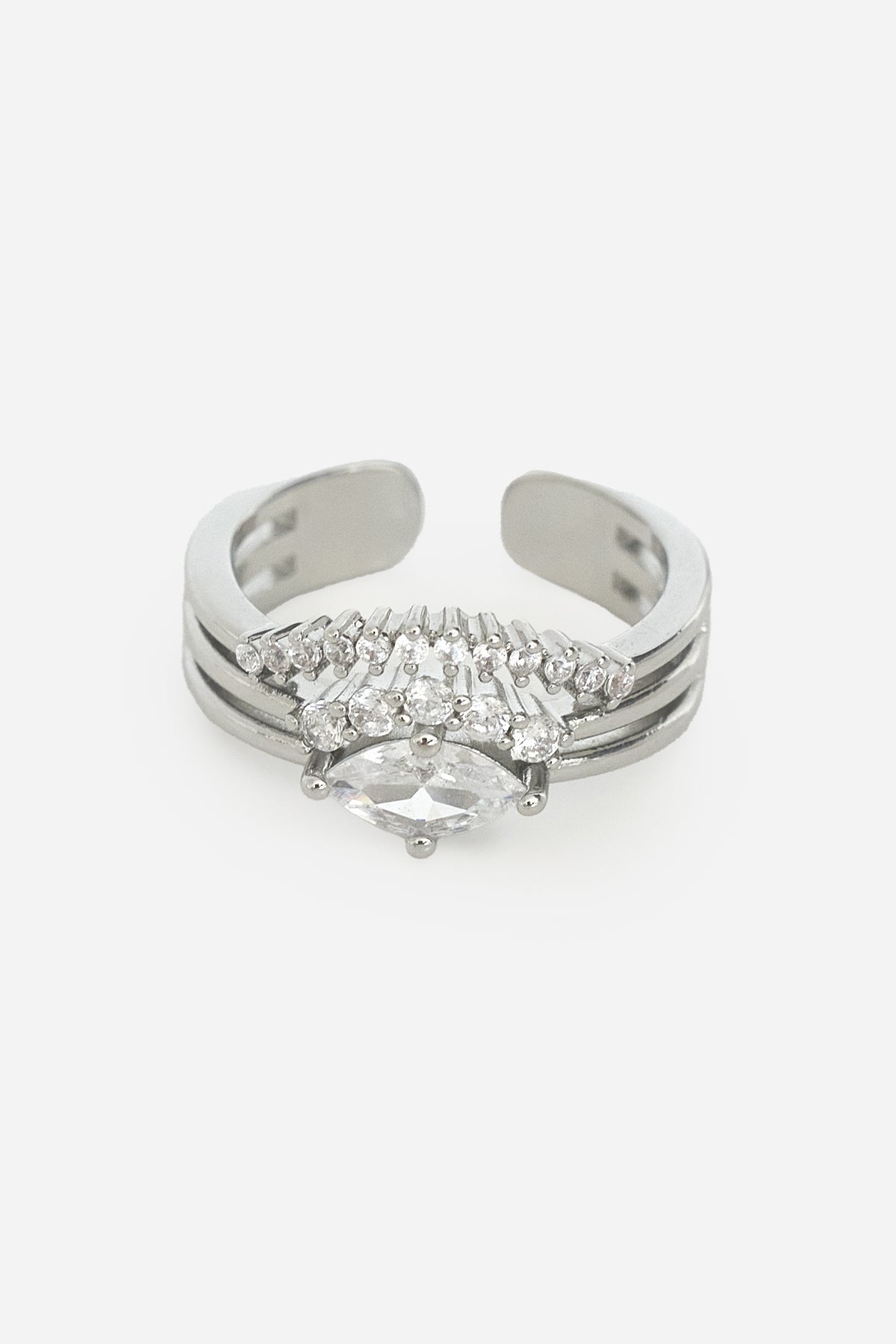 Crown Silver Yüzük