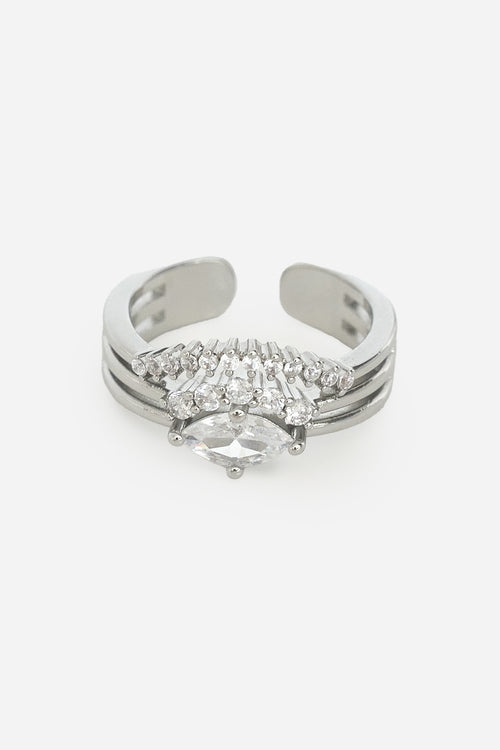 Crown Silver Yüzük