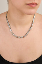 VIP Taşlı Çift Renkli Kolye