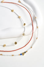 Sugar Beads Üçlü Boncuk Kolye