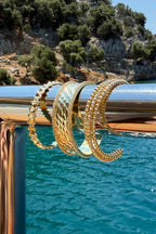 14K Altın Kaplama Dorikalı Kalıp Bileklik