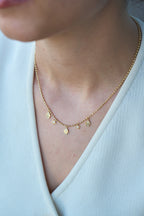 14K Star Hand Zincir Kolye