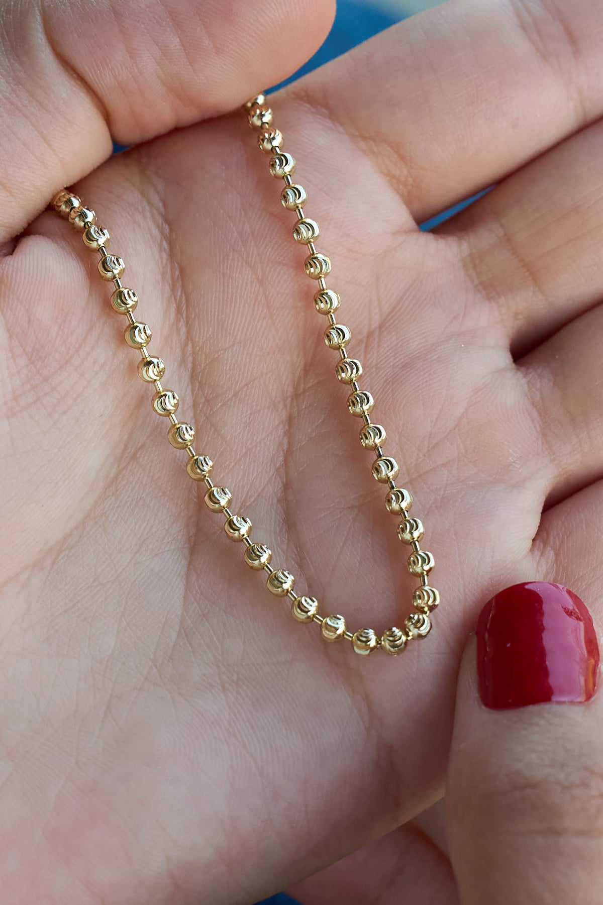14K Top Zincir Kolye