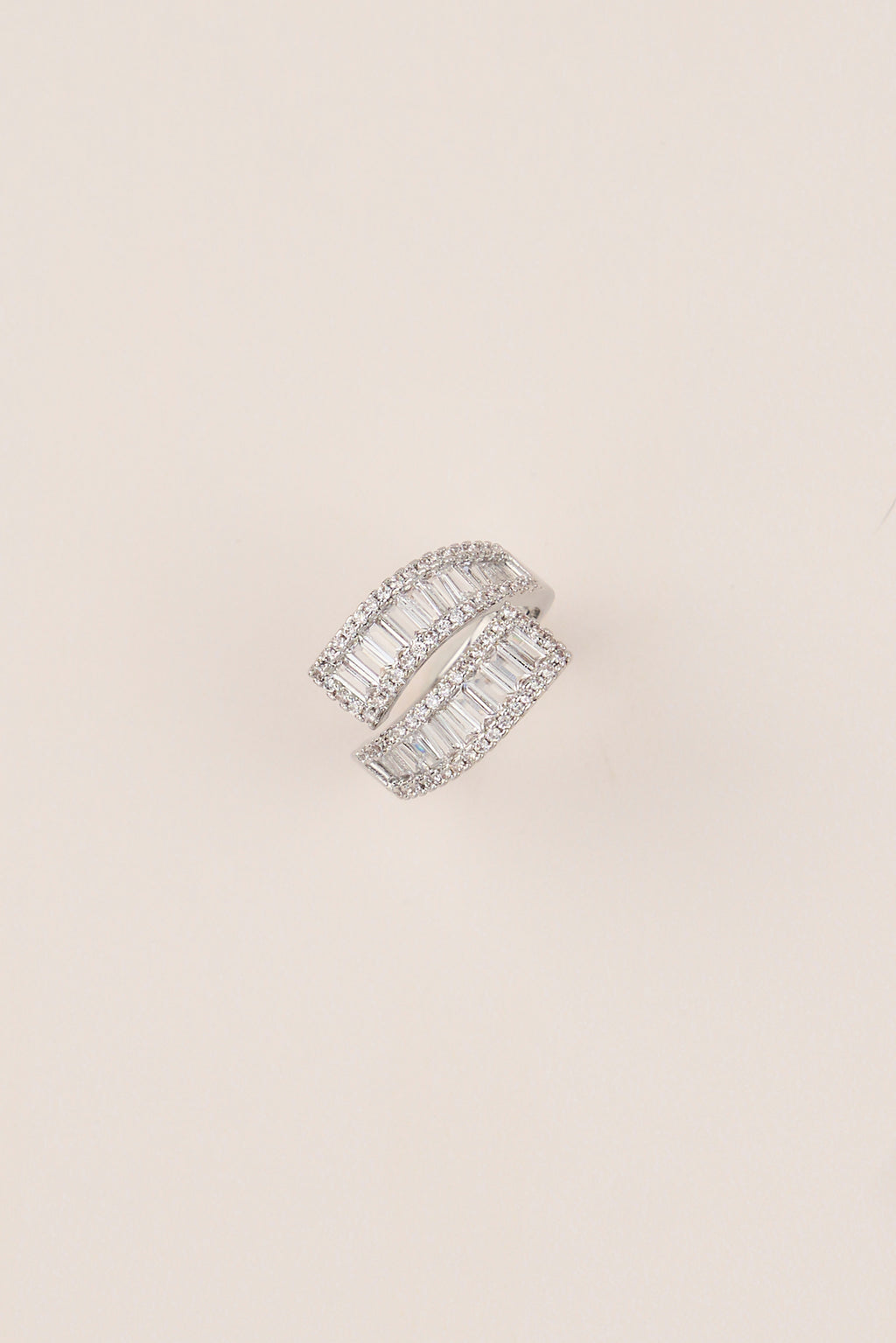 22 Carat Gold Plated Stone Ring Silver