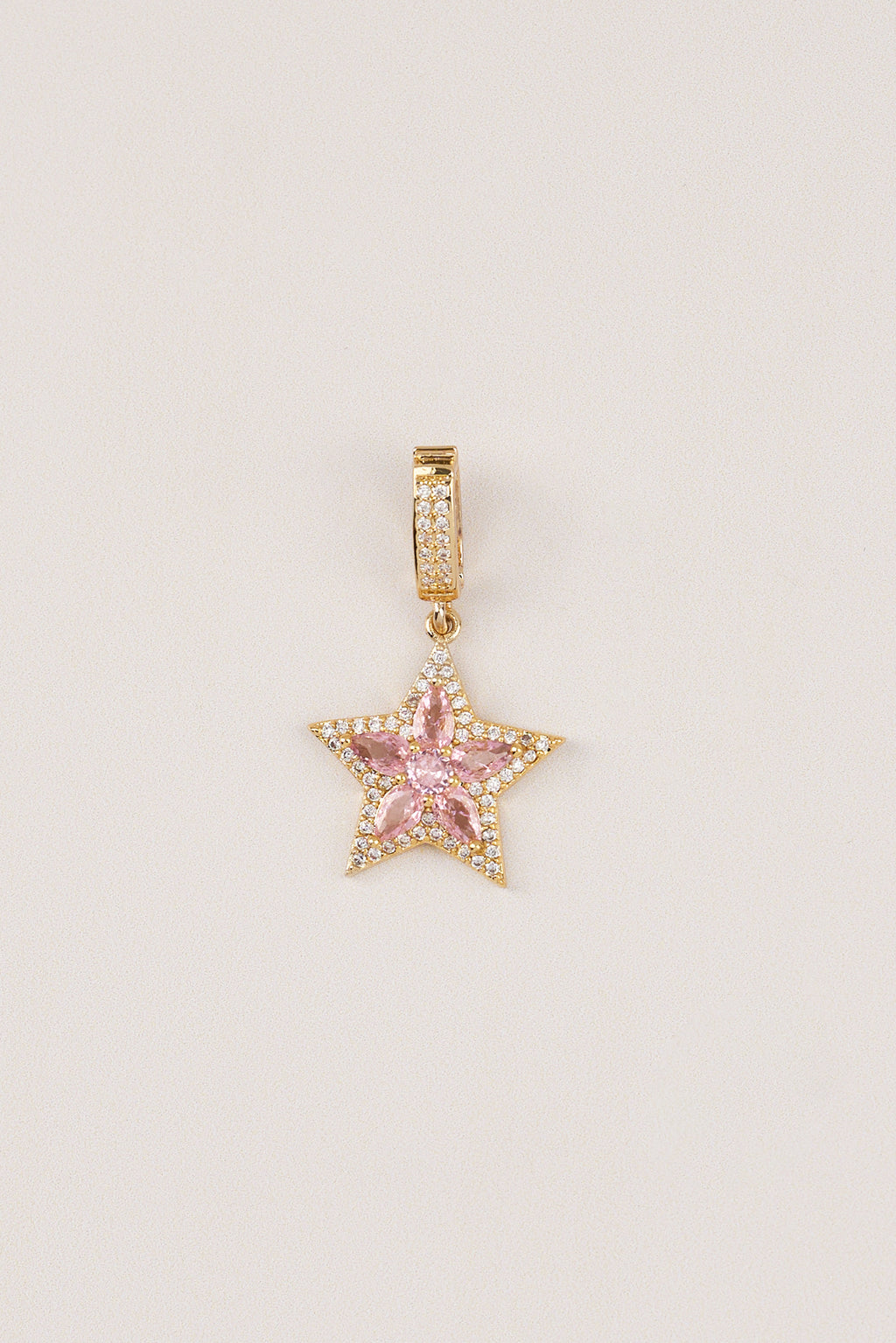 Gold Plated Design Star Charm