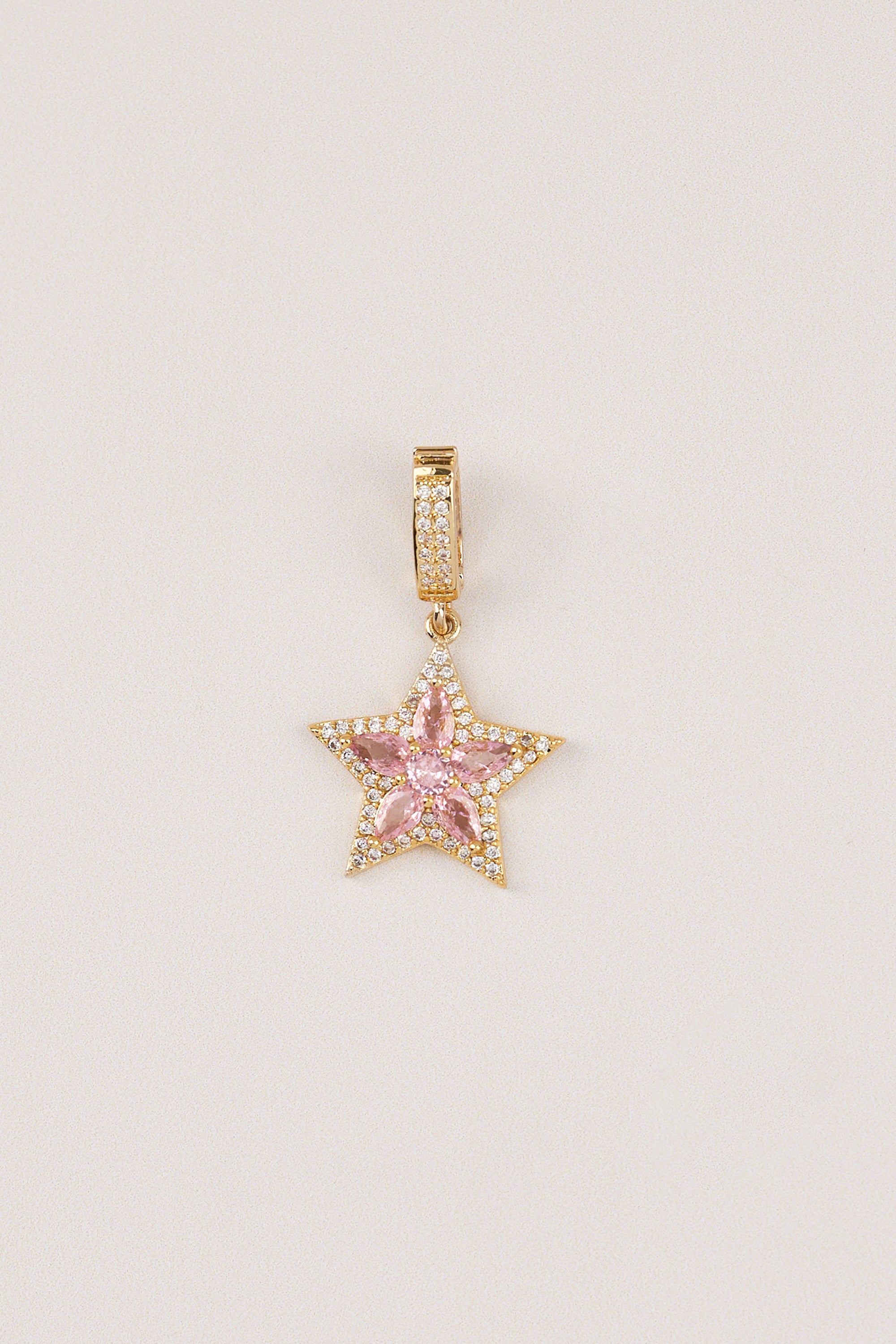 Gold Plated Design Star Charm