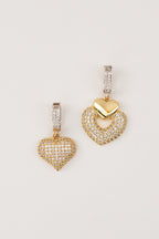 Altın Kaplama Tasarım Kalp Charm