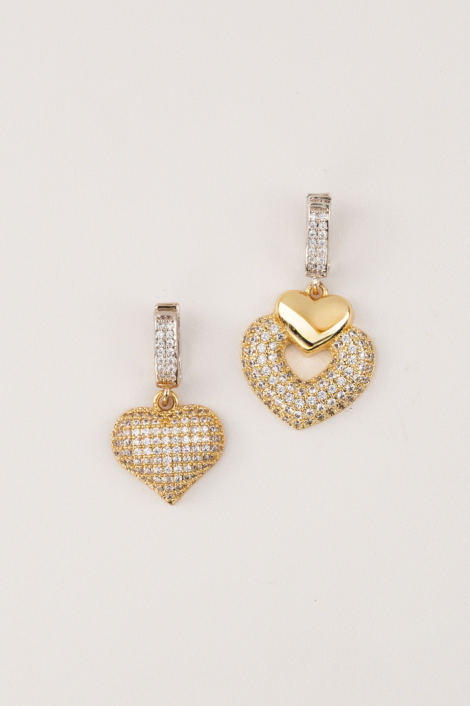 Gold Plated Design Heart Charm