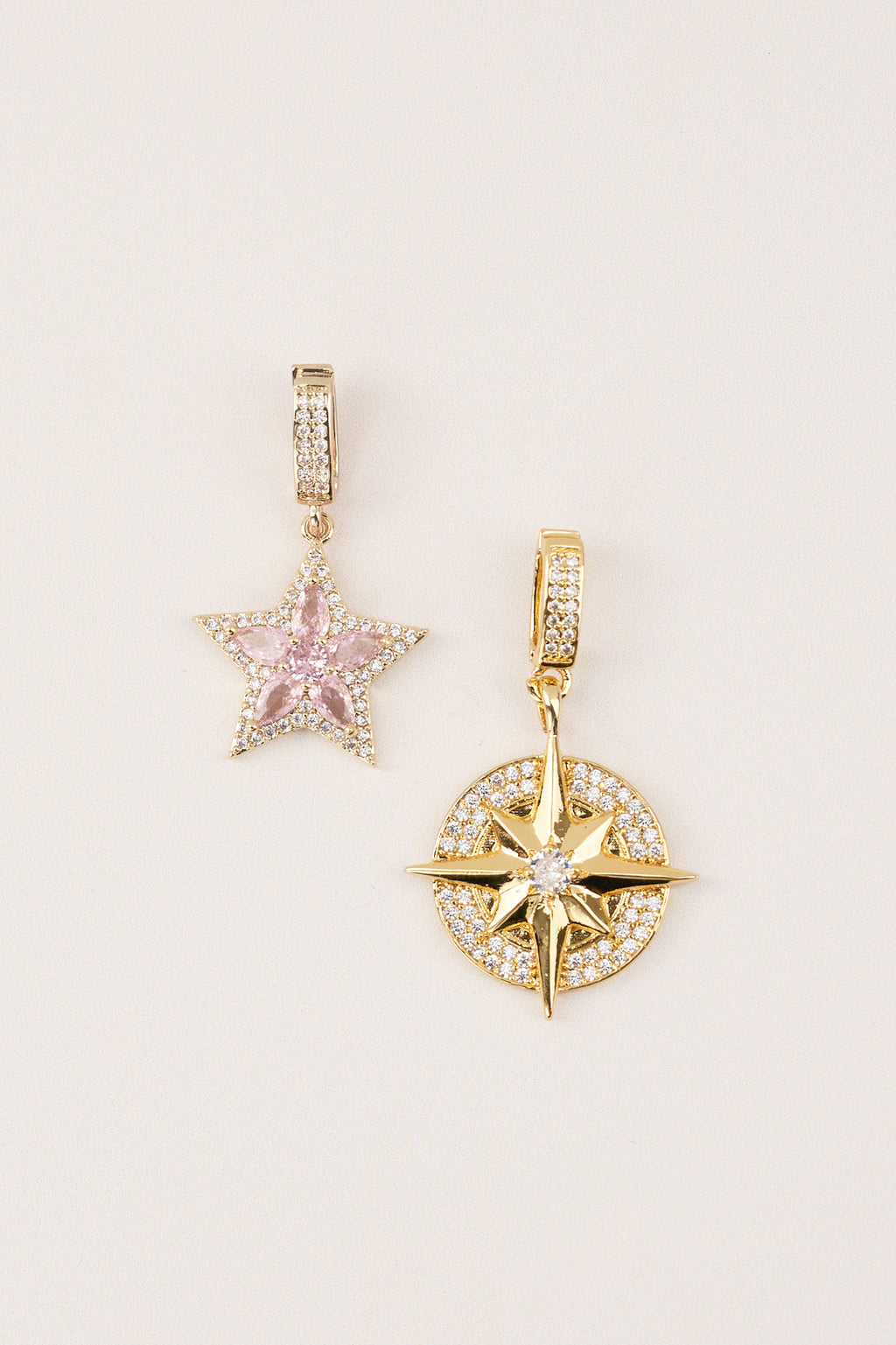 Gold Plated Design Star Charm
