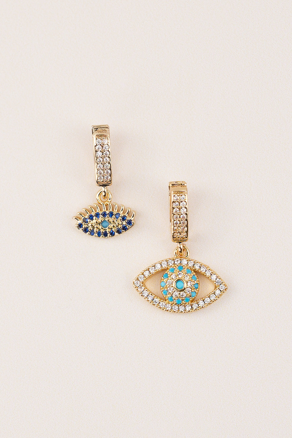 Gold Plated Design Eye Charm