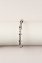 22K Altın Kaplama Tıffany Kelepçe Silver