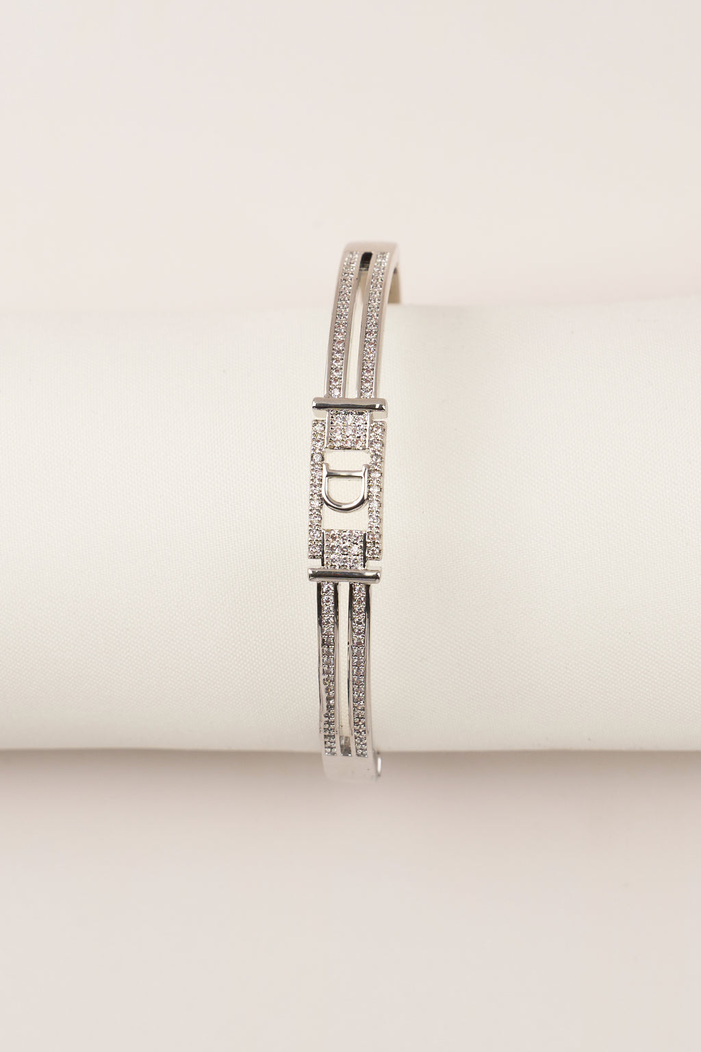 22K Gold Plated Special Design Bracelet Silver