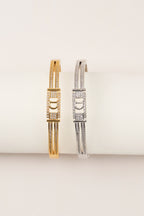 22K Altın Kaplama Özel Tasarım Kelepçe Gold