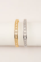 22K Altın Kaplama DD Kelepçe Silver