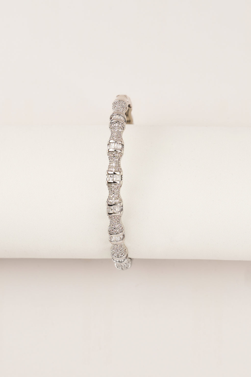 22K Gold Plated Aurora Bracelet Silver