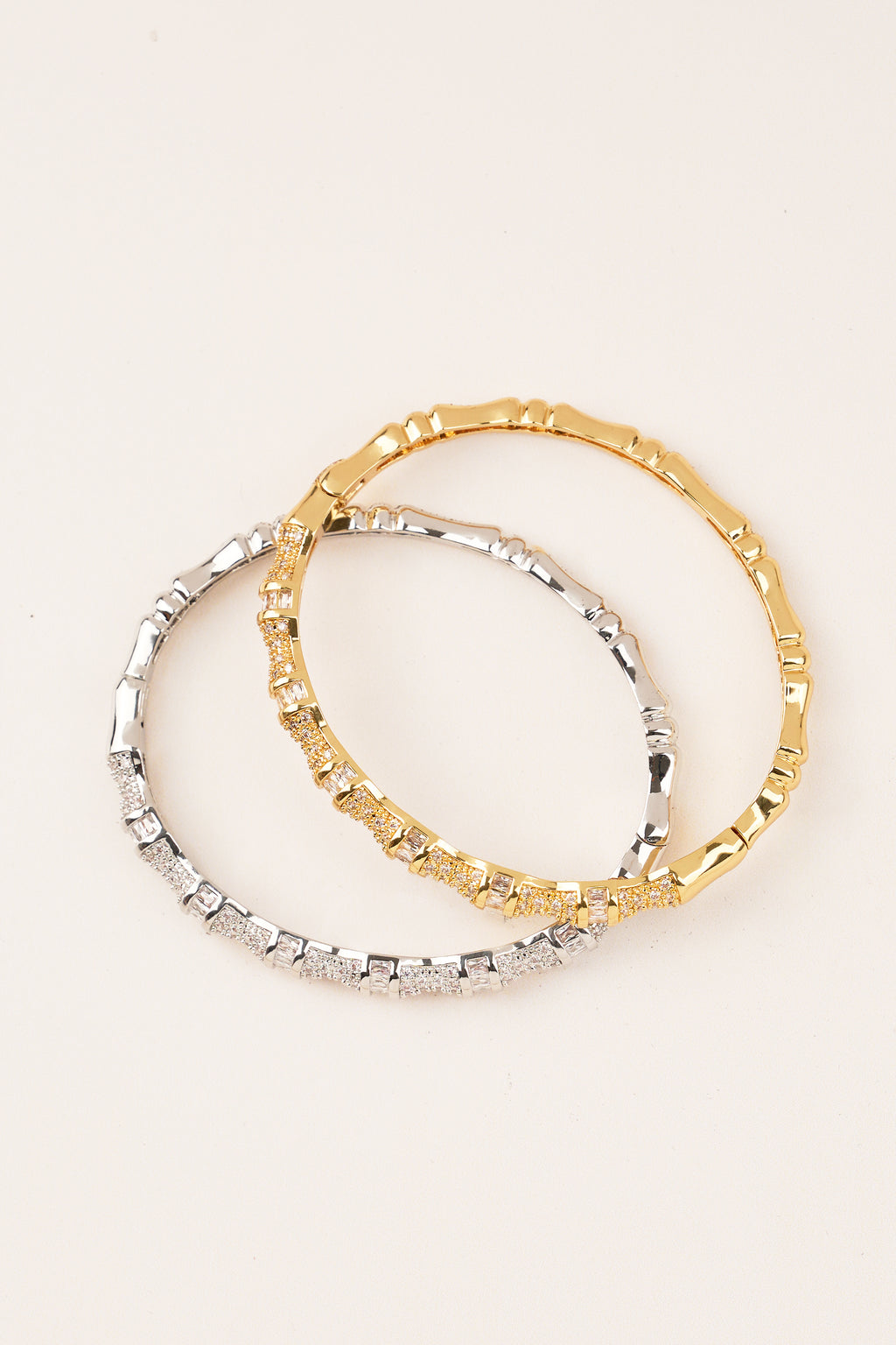 22K Gold Plated Aurora Bracelet Silver