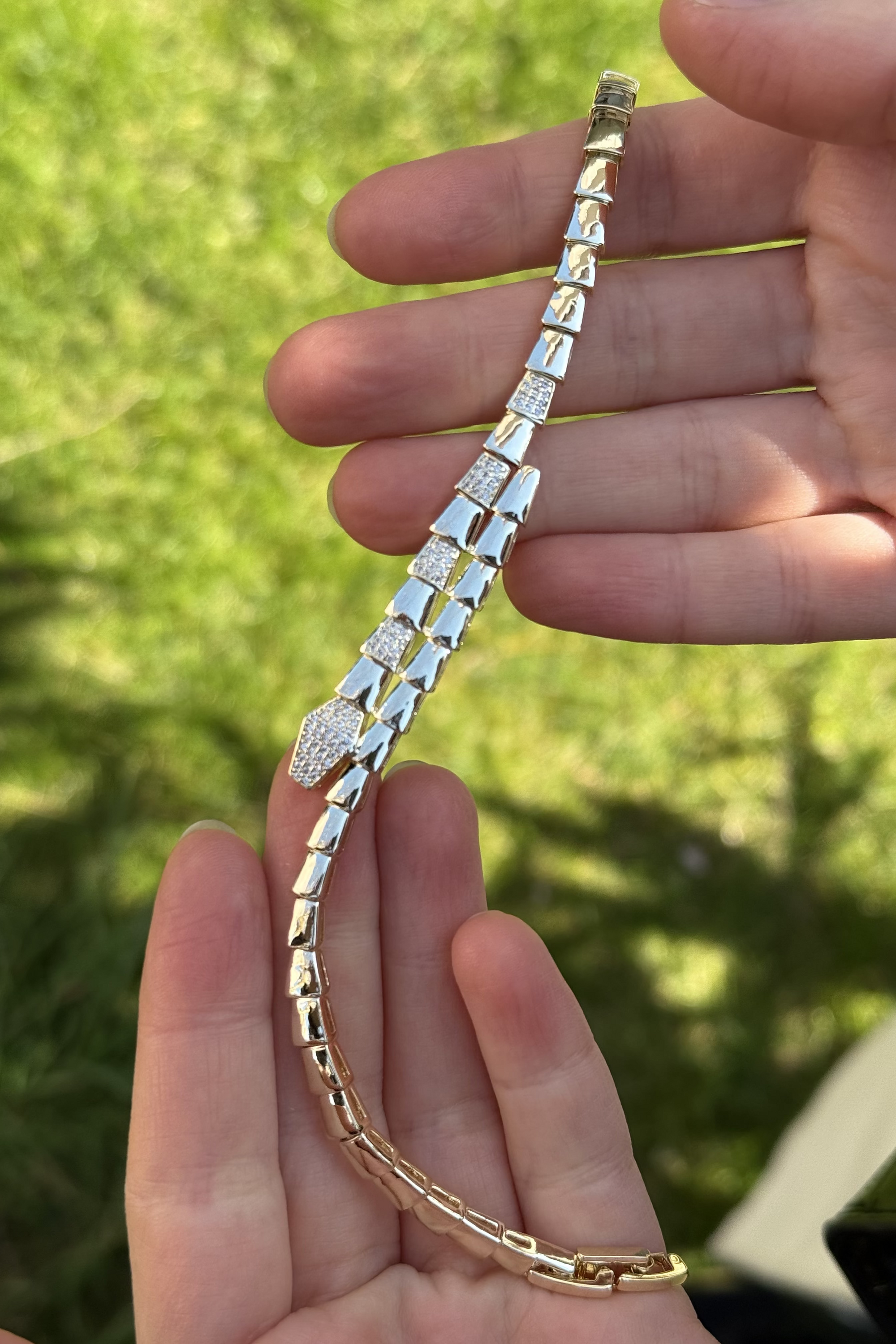 Altın Kaplama Marka Model Yılan Bileklik