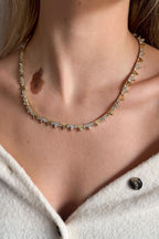 VIP Üçgen Taşlı Kolye