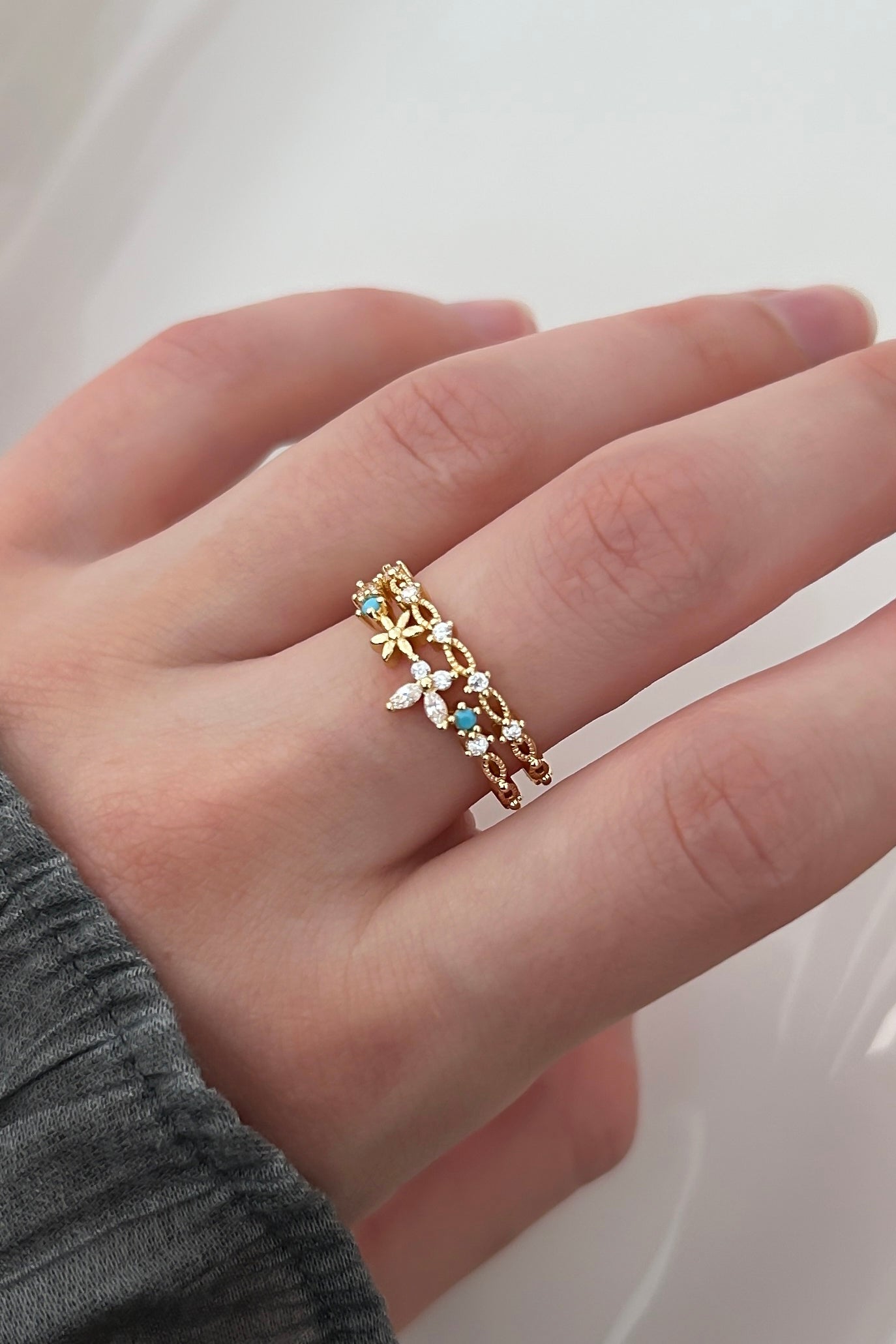 Altın Kaplama Vela Yüzük