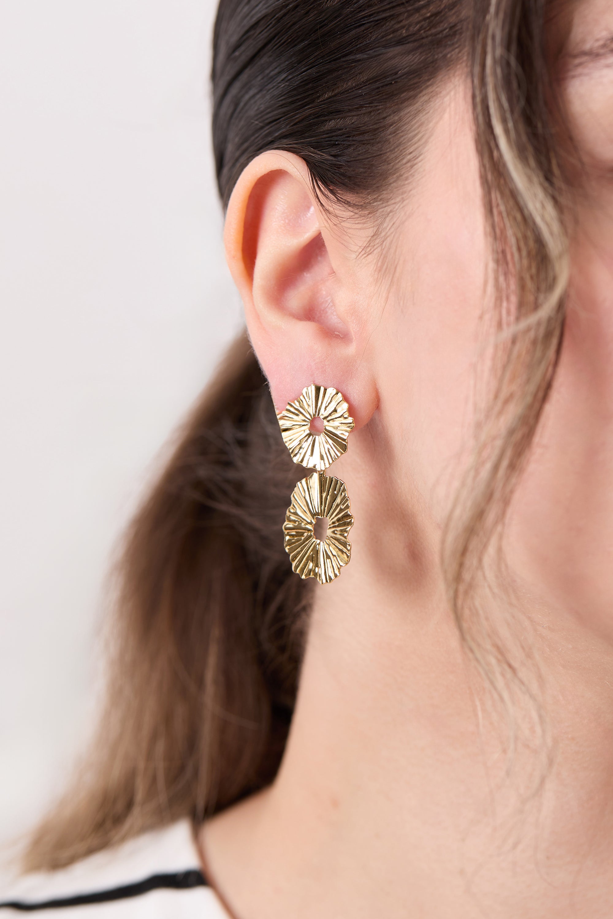 Xuping Maxi Flower Earrings