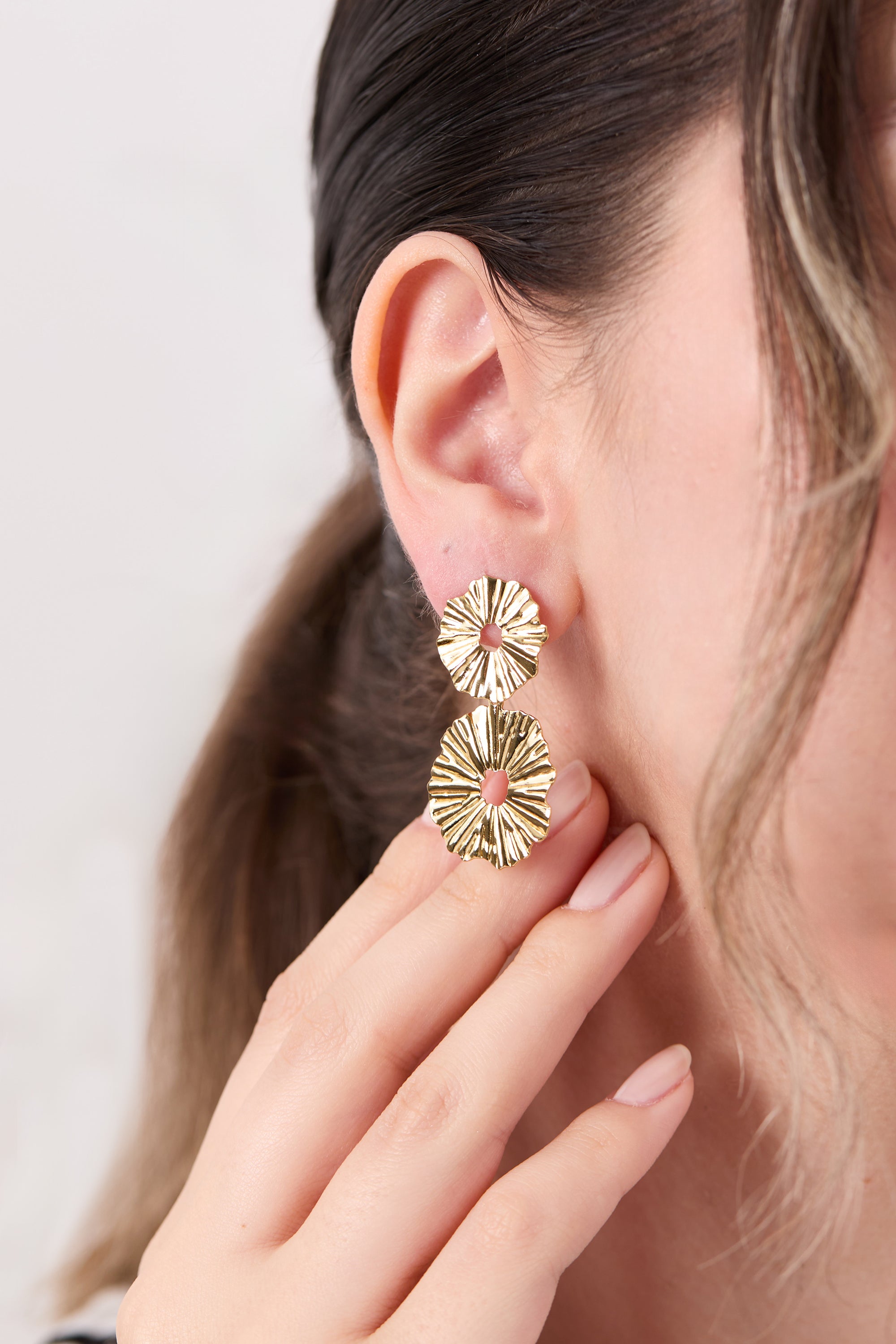 Xuping Maxi Flower Earrings