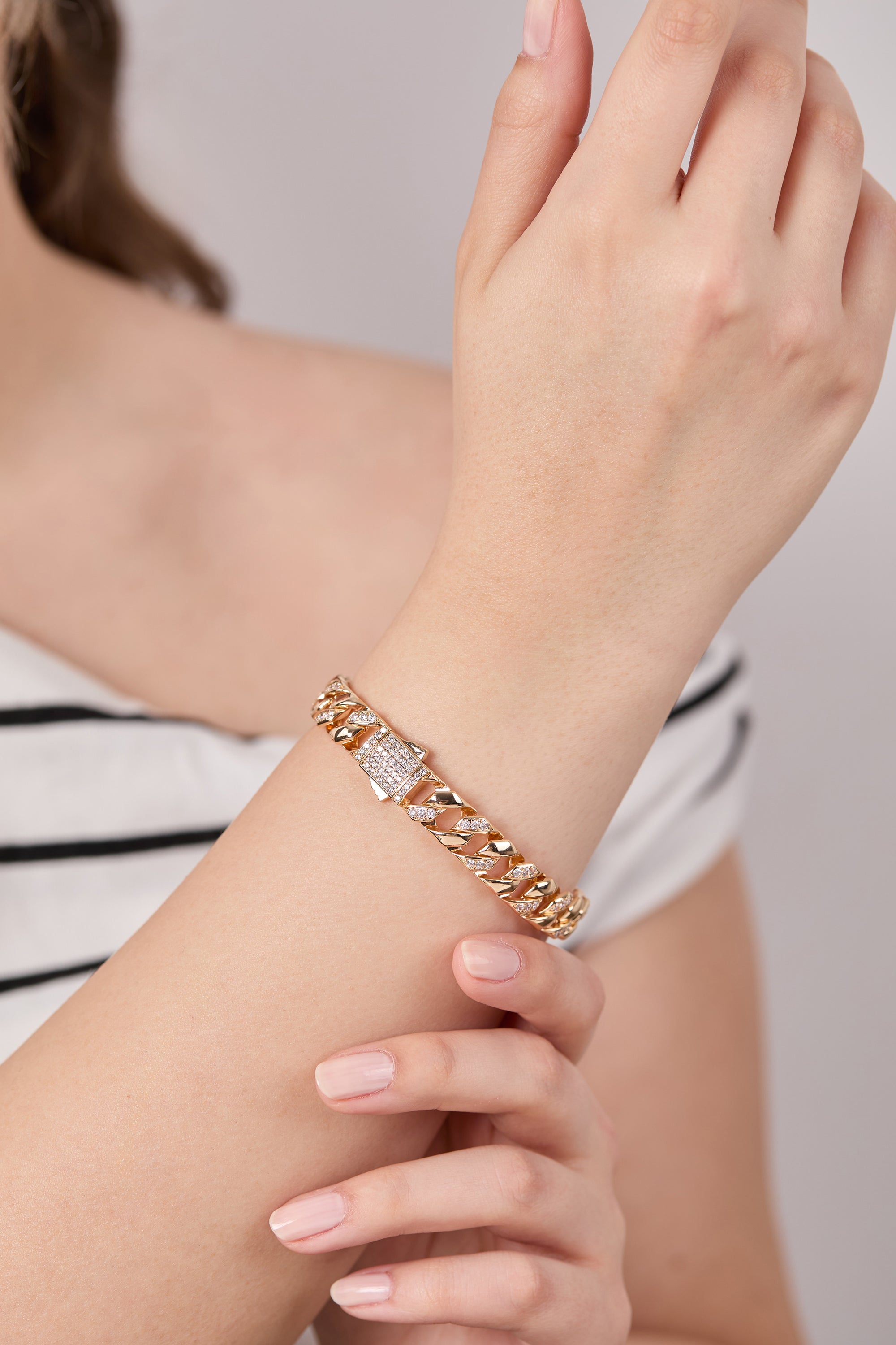 Xuping Diamond Stone Gourmet Bracelet