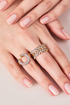 Rodyum Kaplama Lovely Yüzük