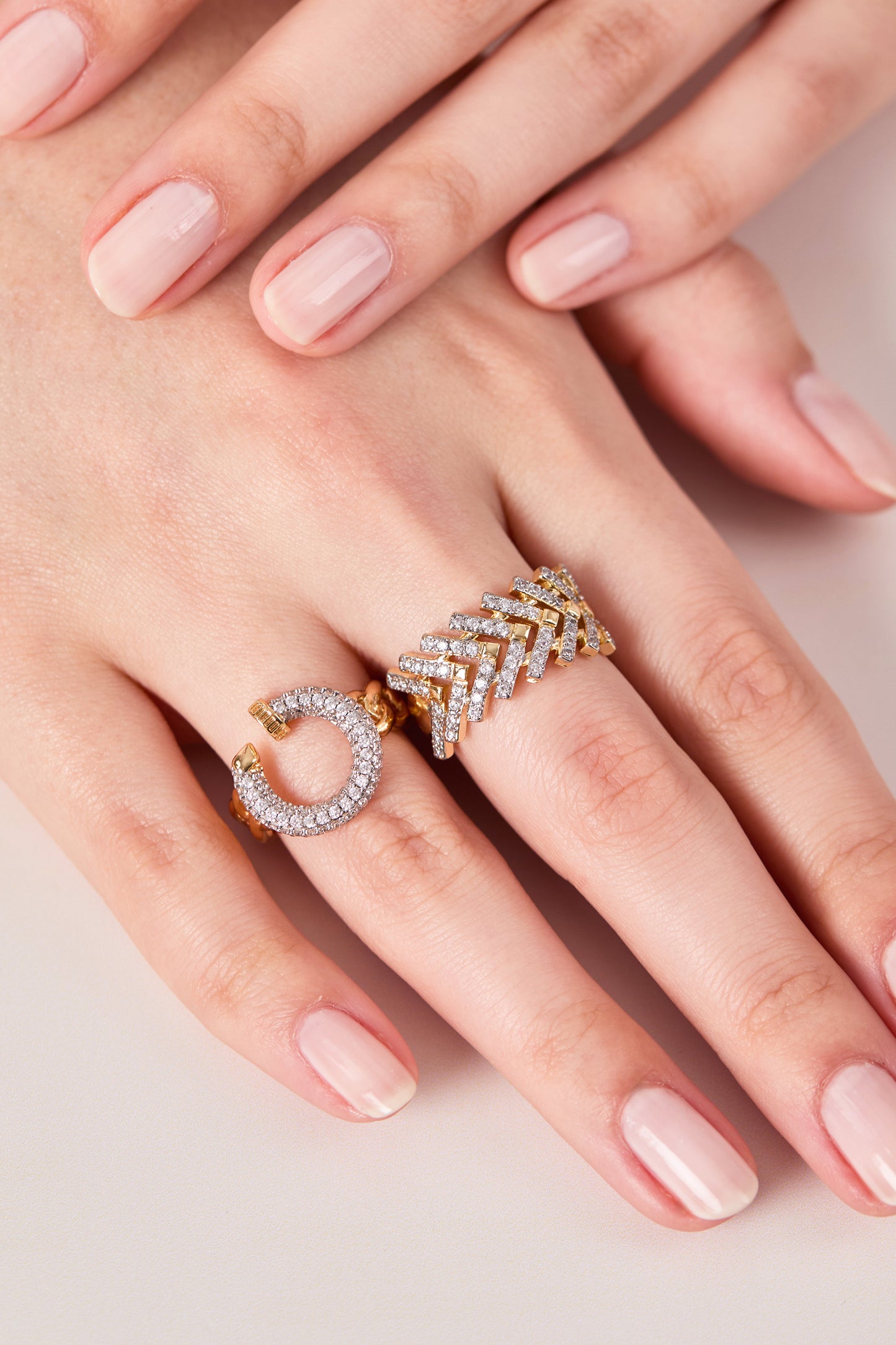 Rhodium Plated Lovely Ring
