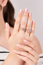 Rodyum Kaplama Lovely Yüzük