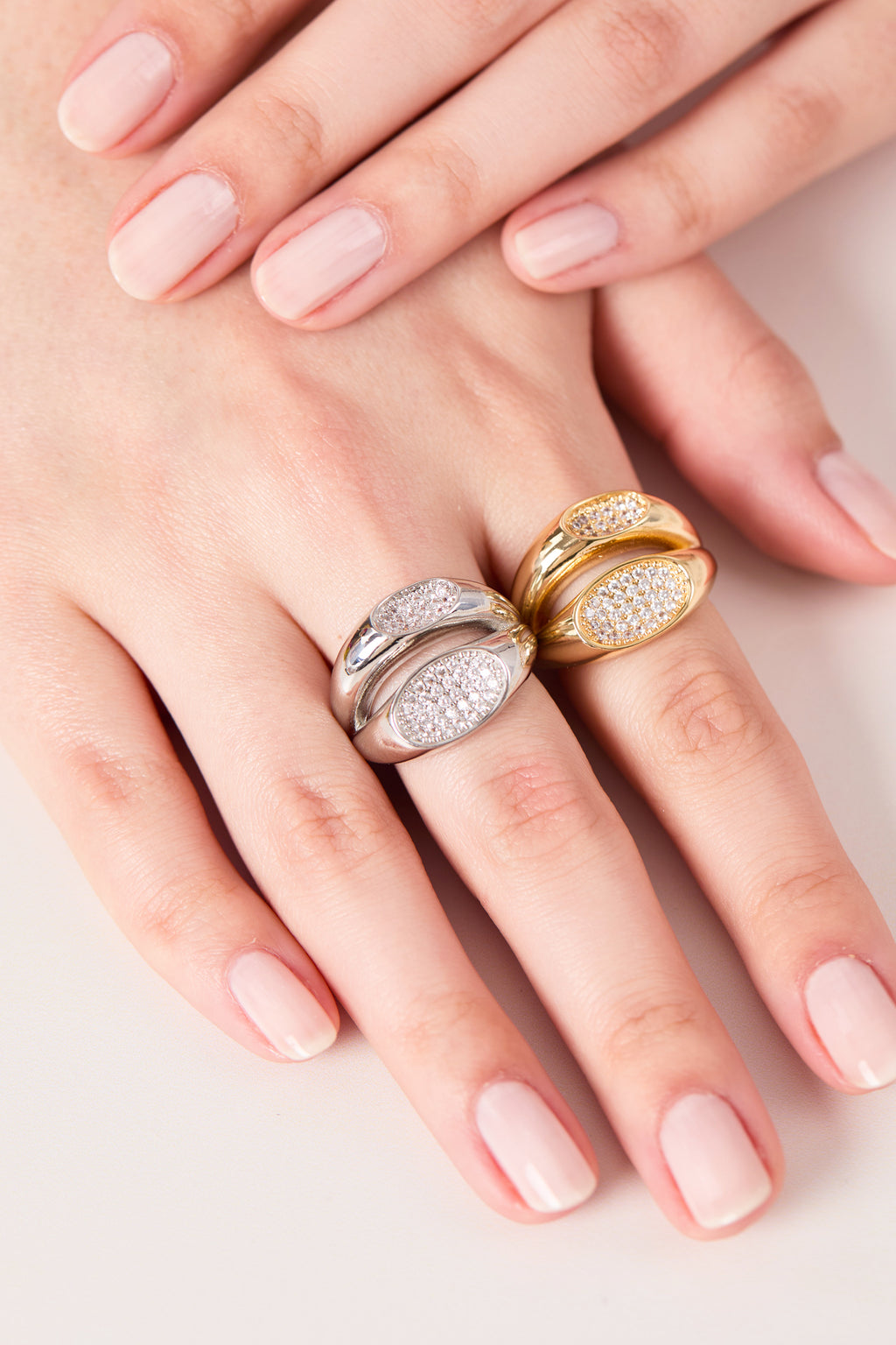 Rhodium Plated Magic Ring Gold