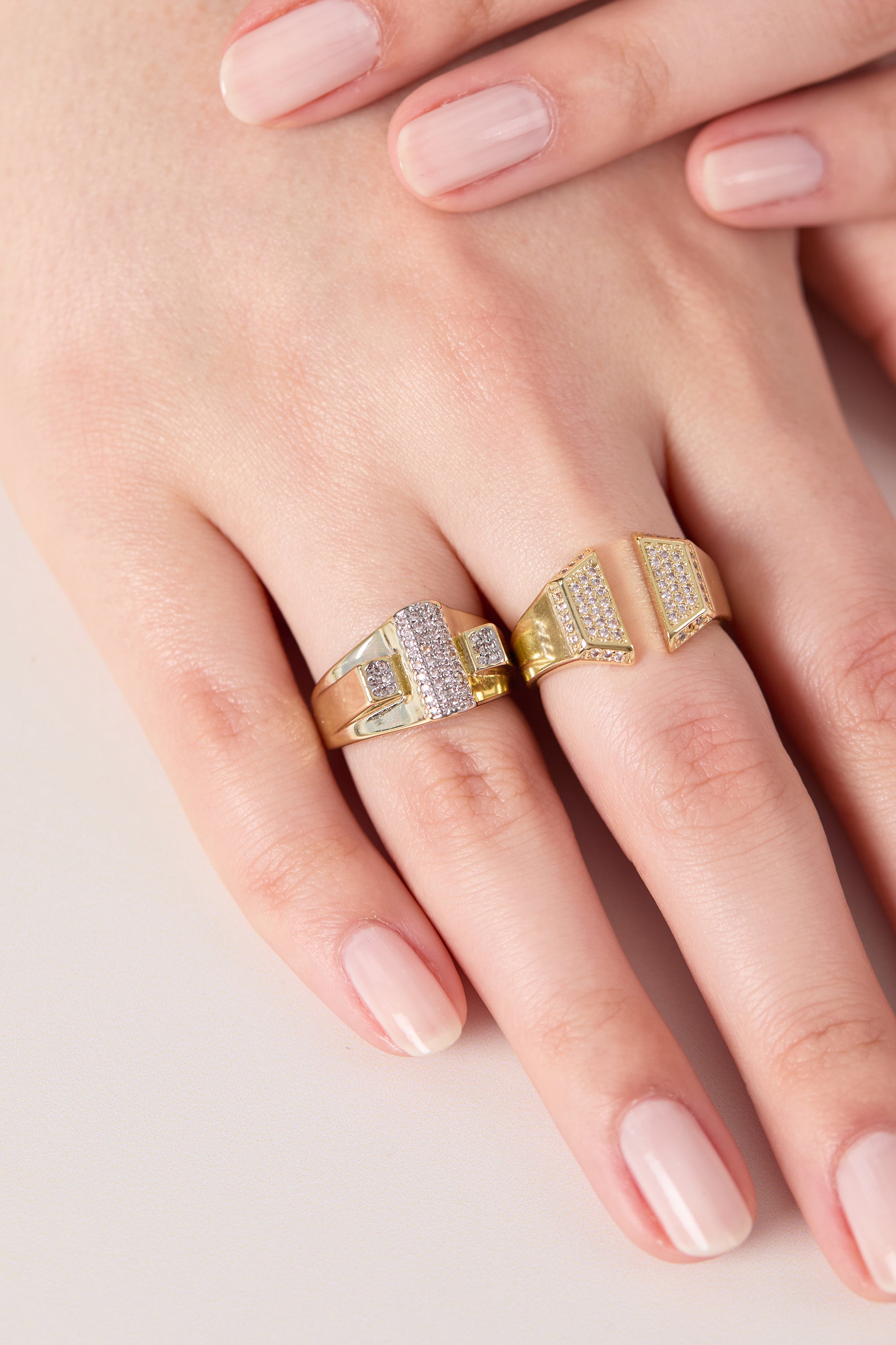 Gold Plated Knight Ring 