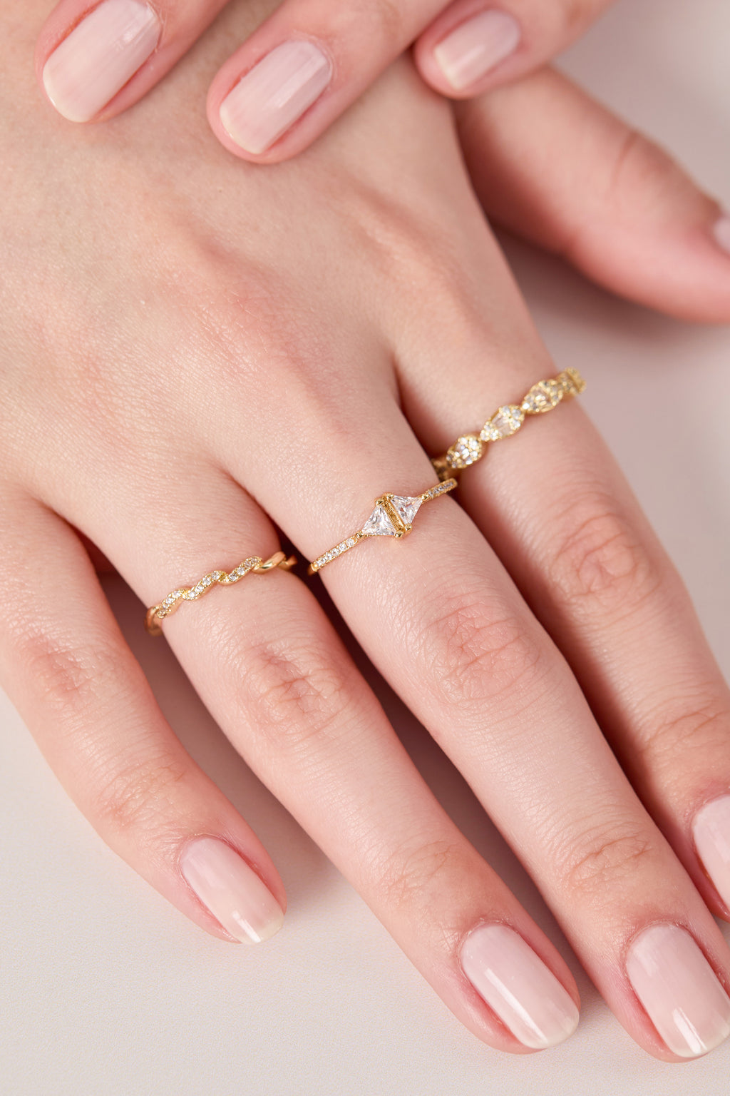 Rhodium Plated Zer Ring