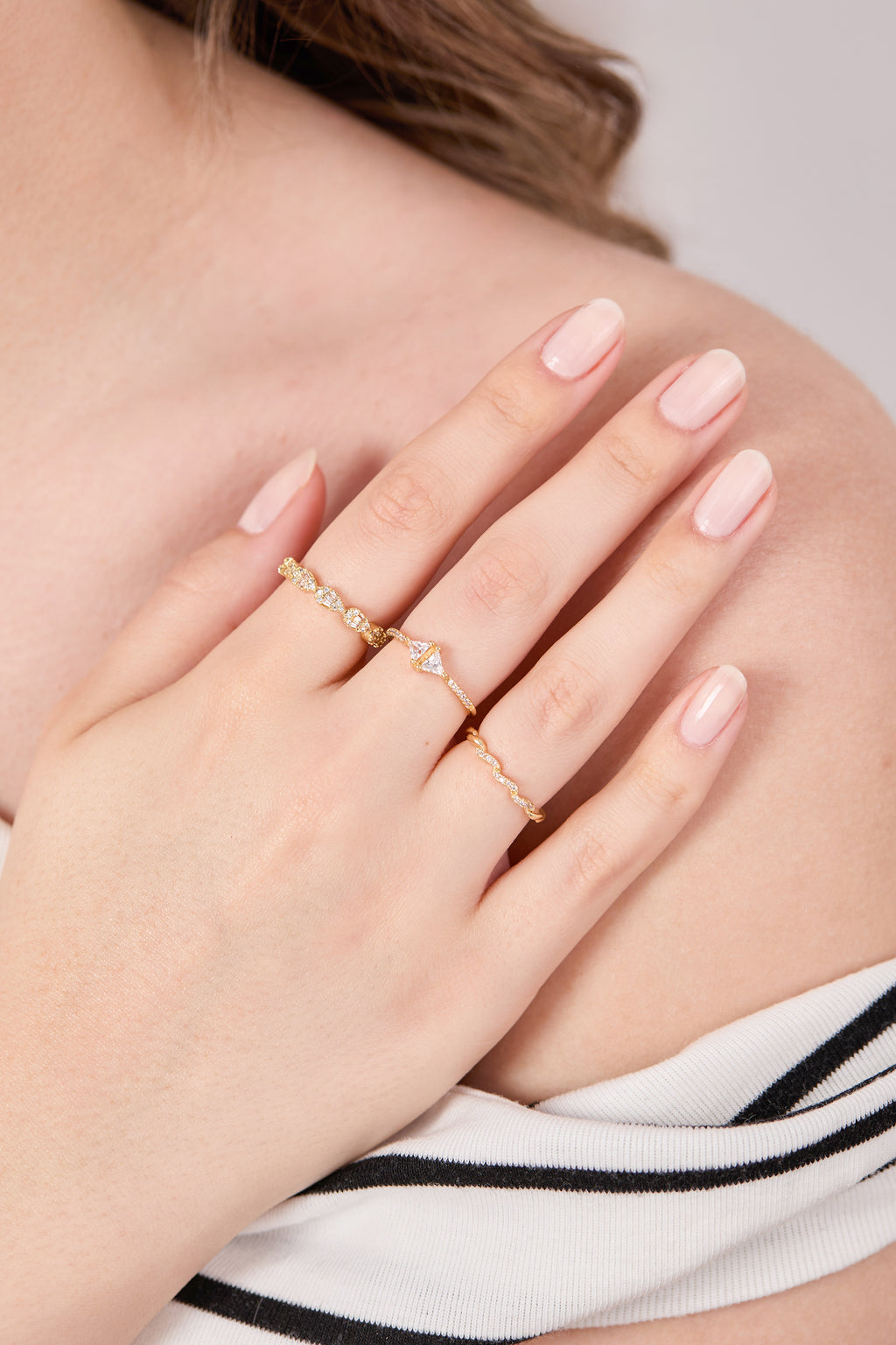 Rhodium Plated Zer Ring