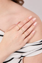 Rodyum Kaplama Luna Yüzük