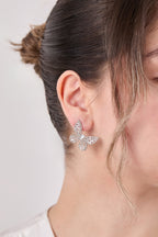 Special Design Butterfly Earrings with Diamond Stones