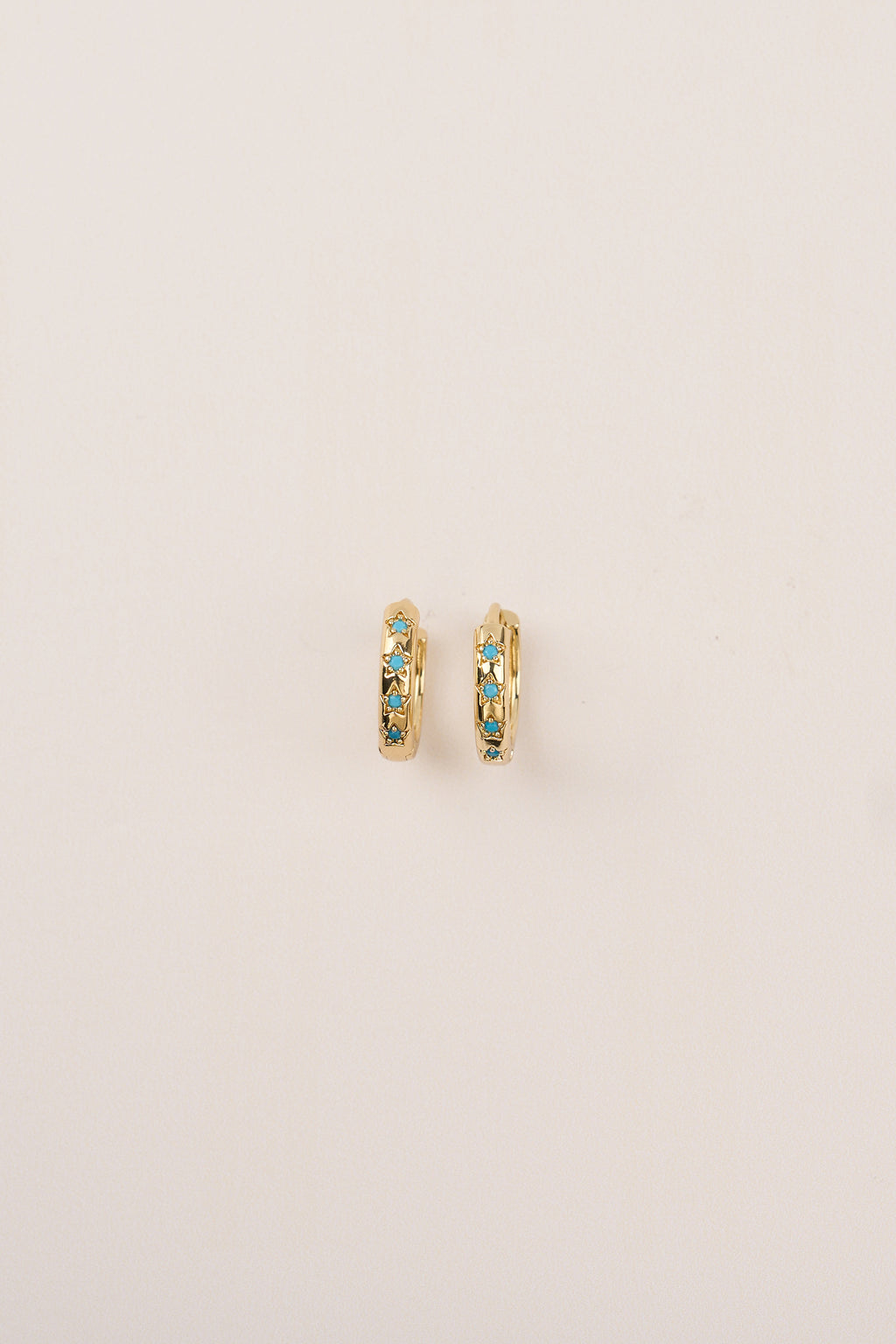 14K Gold Plated Mini Star Earrings