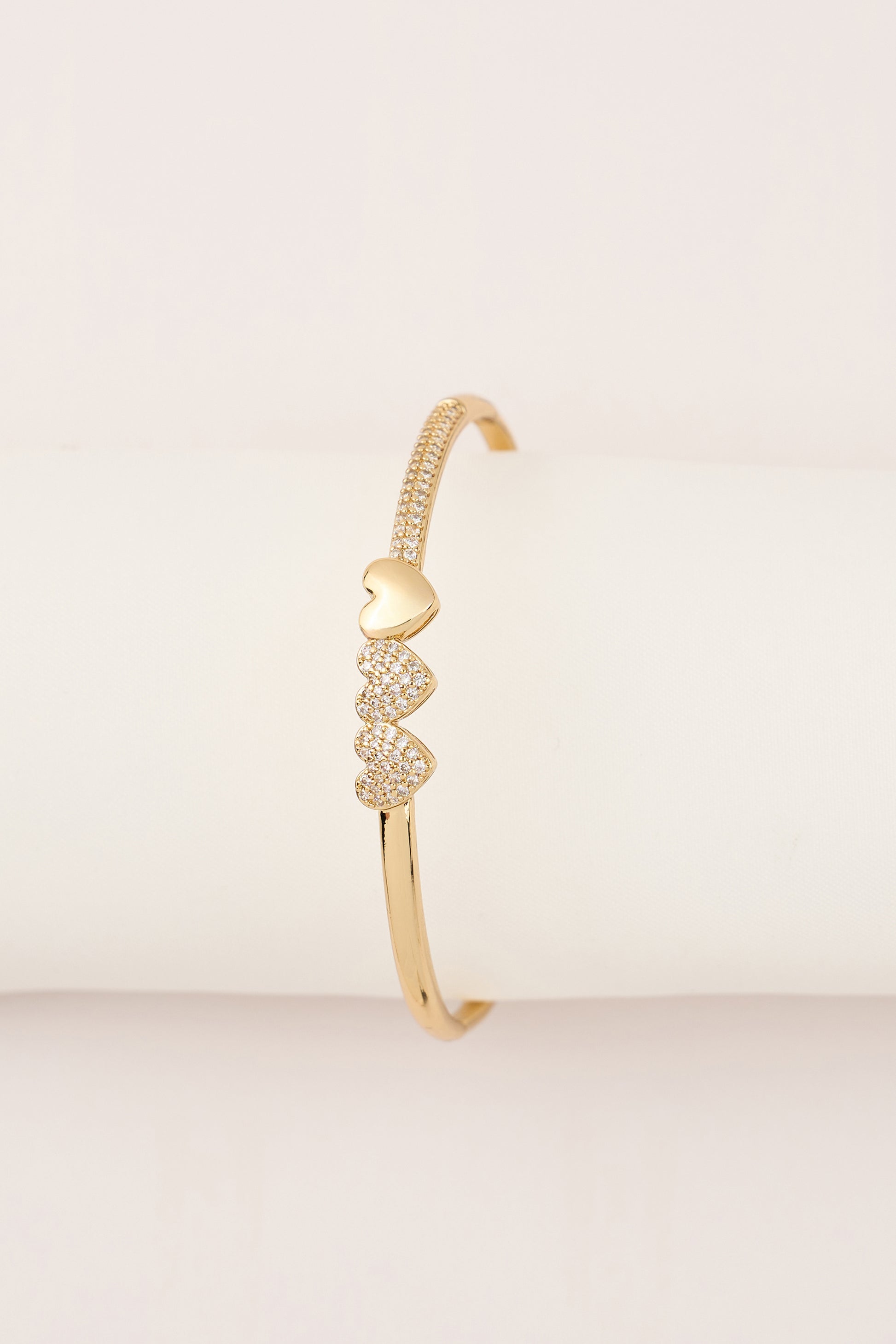 Xuping Heart Cuff Bracelet