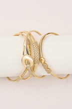 Xuping Ortası Pırlanta Taşlı Kelepçe Bilezik