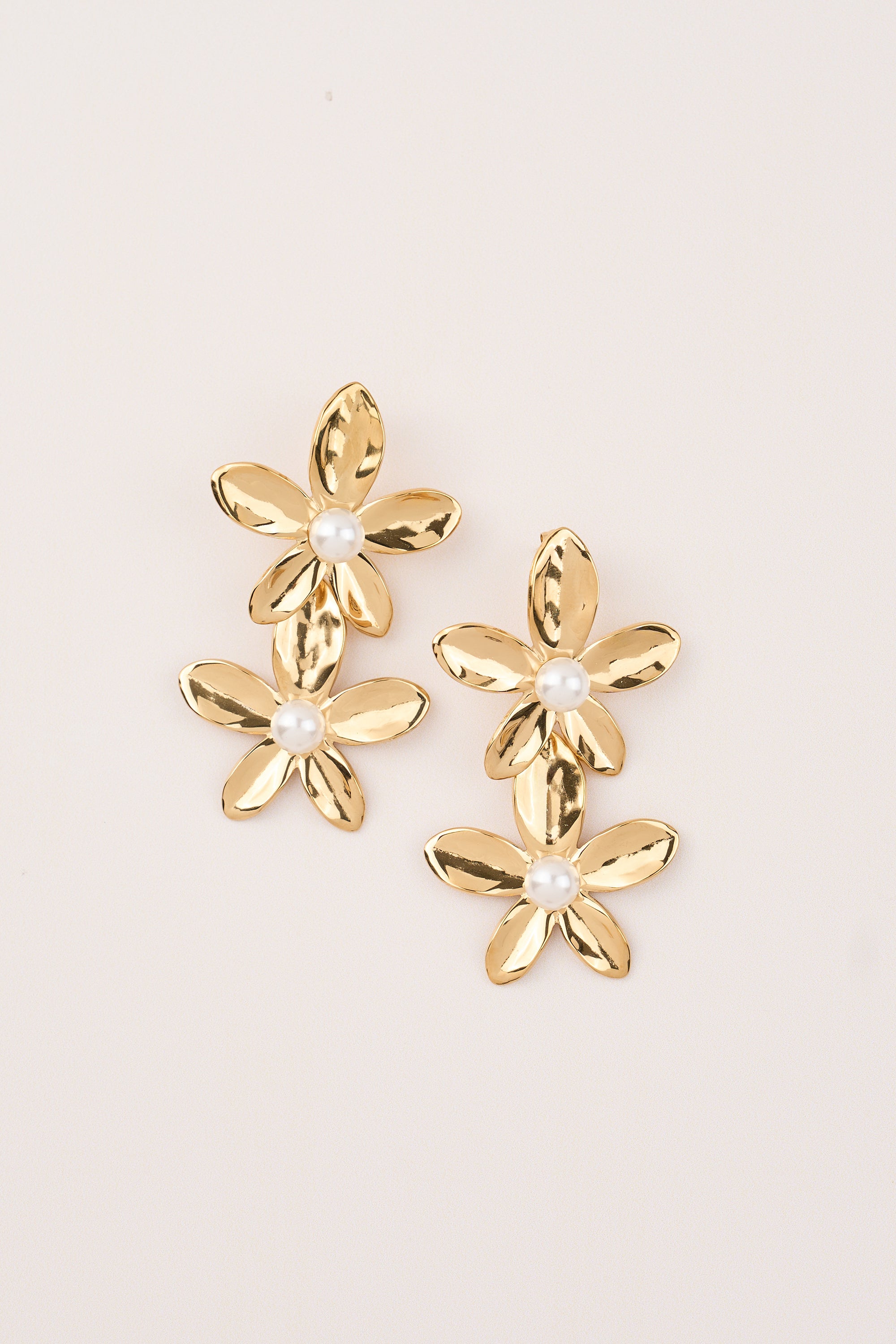 Steel Flower Earring